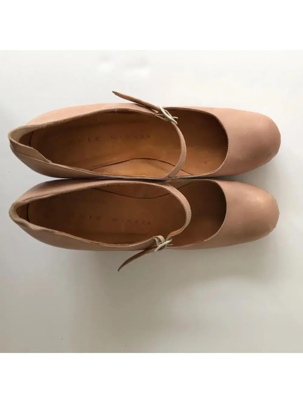 Chie MIhara high heeled shoes with strap. dusty pink. size 9 - Picture 6 of 7